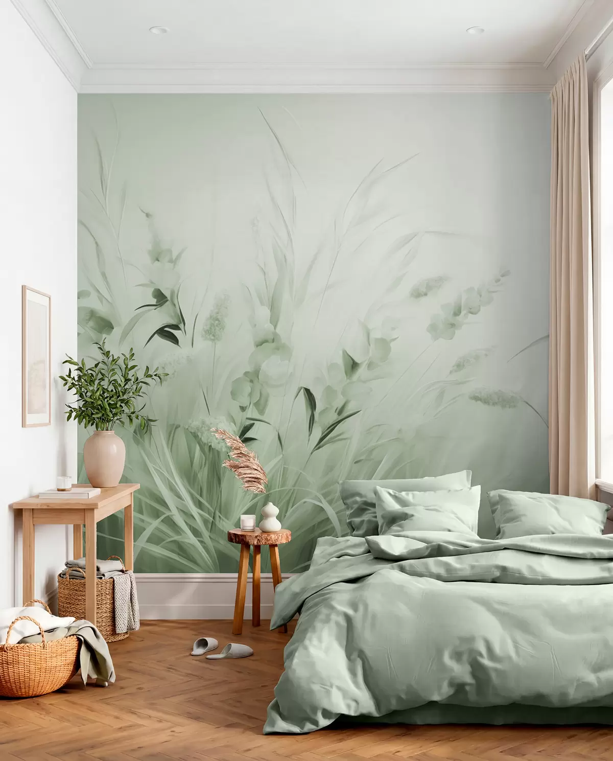 Murale Champ de fleurs w05913v1