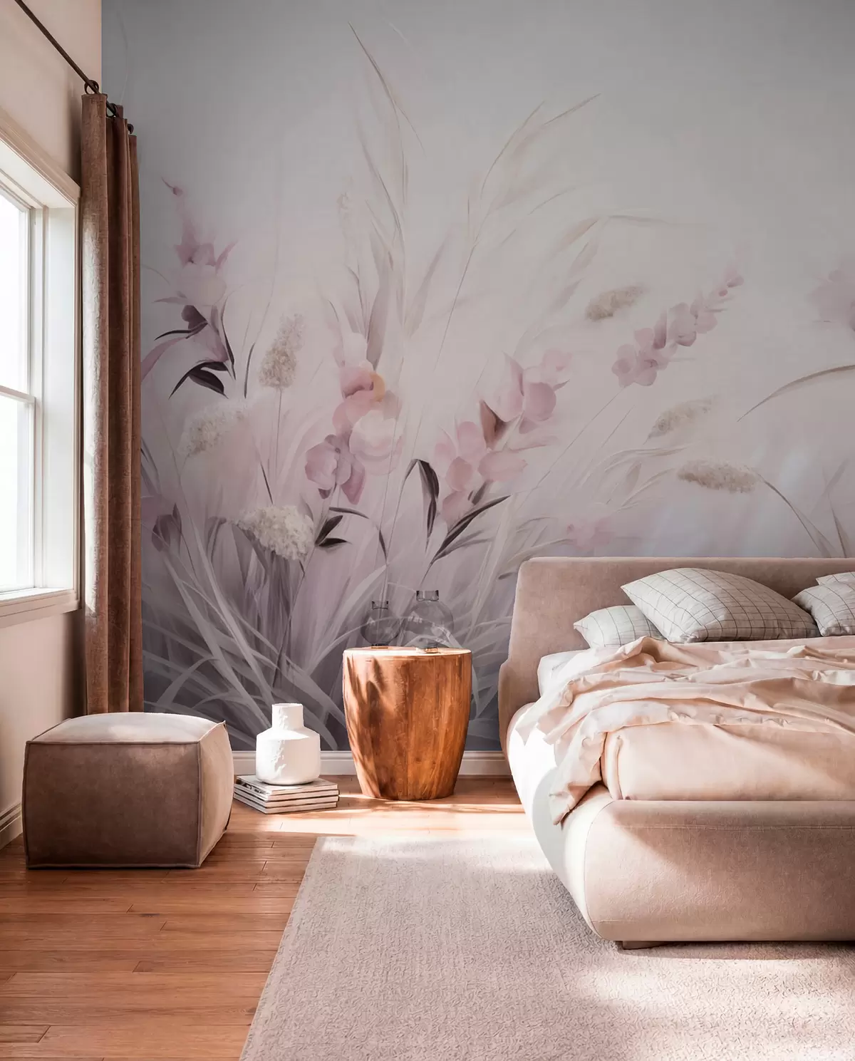 Murale Champ de fleurs w05913v2