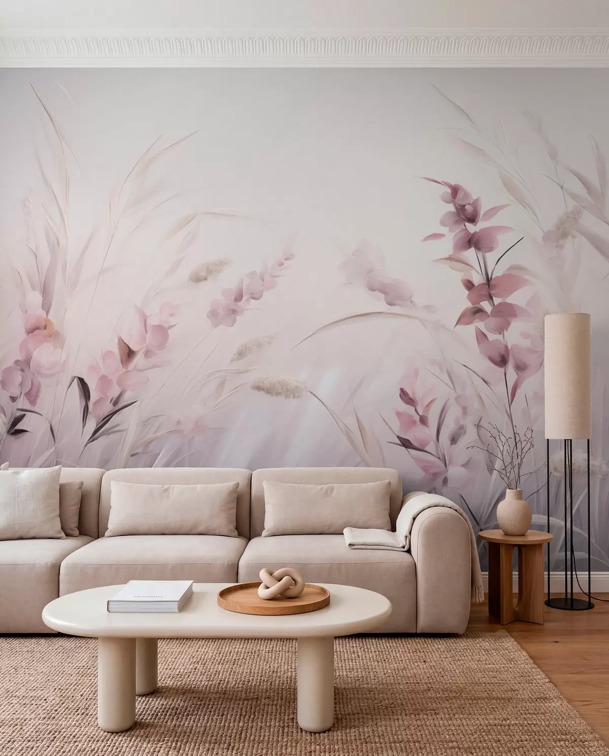 Murale Champ de fleurs w05913v2