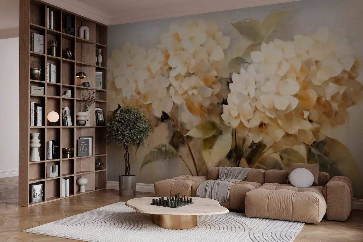 Murale Hortensias w06003