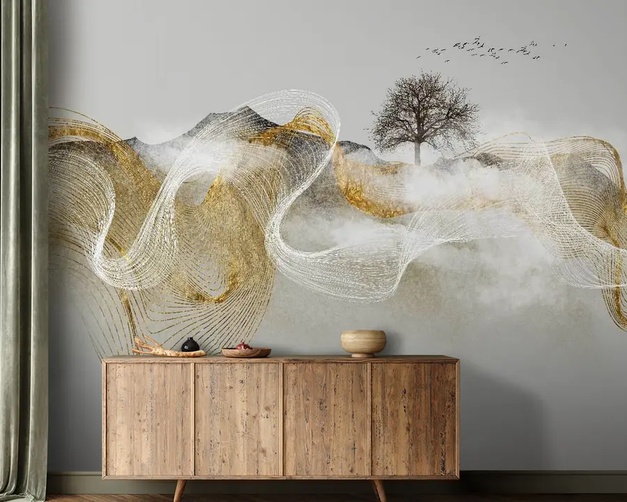 Fototapete Wolke, Himmel und Berg u16828