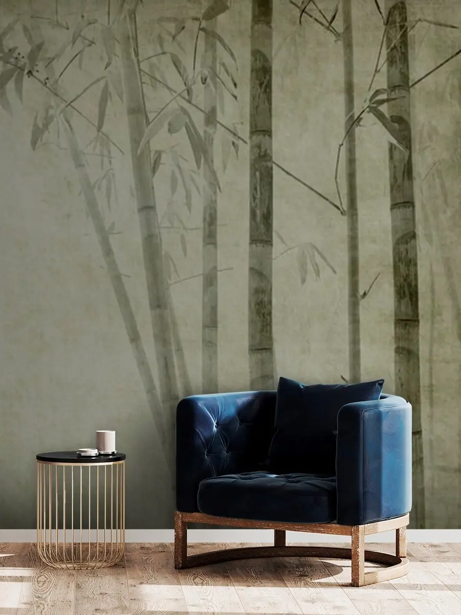 Murale Bambou minimaliste u72564