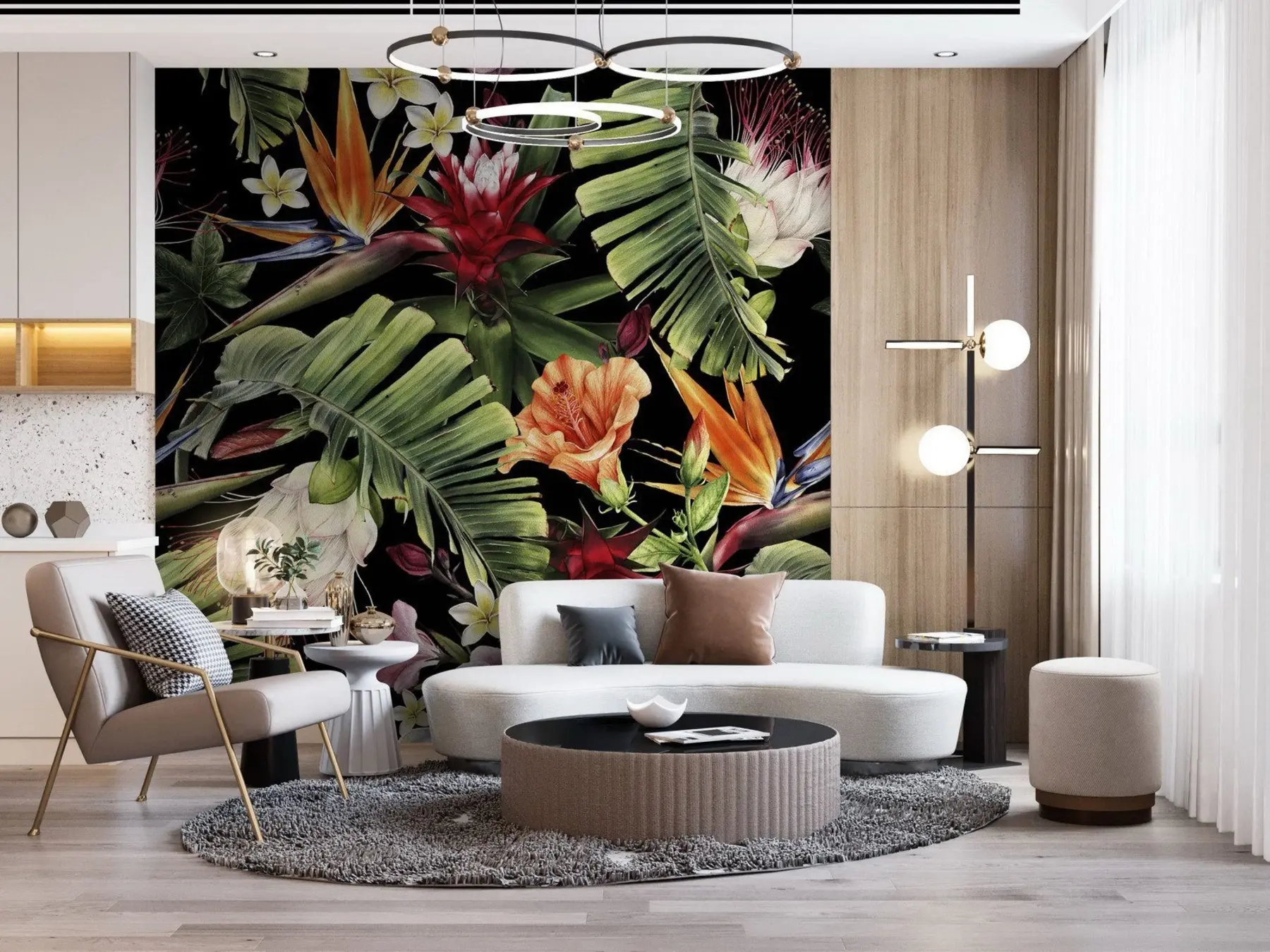 Murale Motif tropical u72341