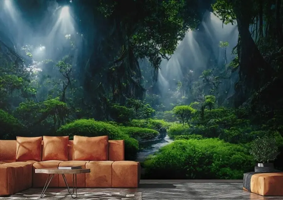 Fototapete Natürliche Waldlandschaft u72430