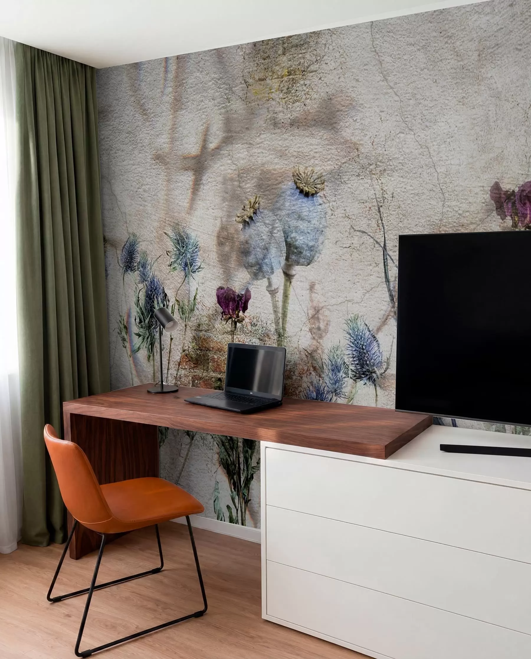 Murale Fleurs et herbes u72771