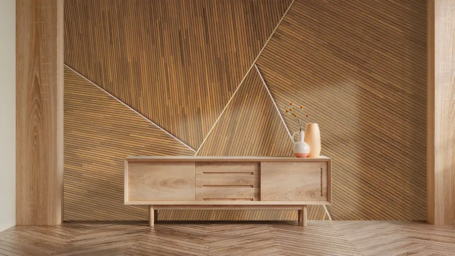 Fototapete Nachahmung einer Holzwand u73431