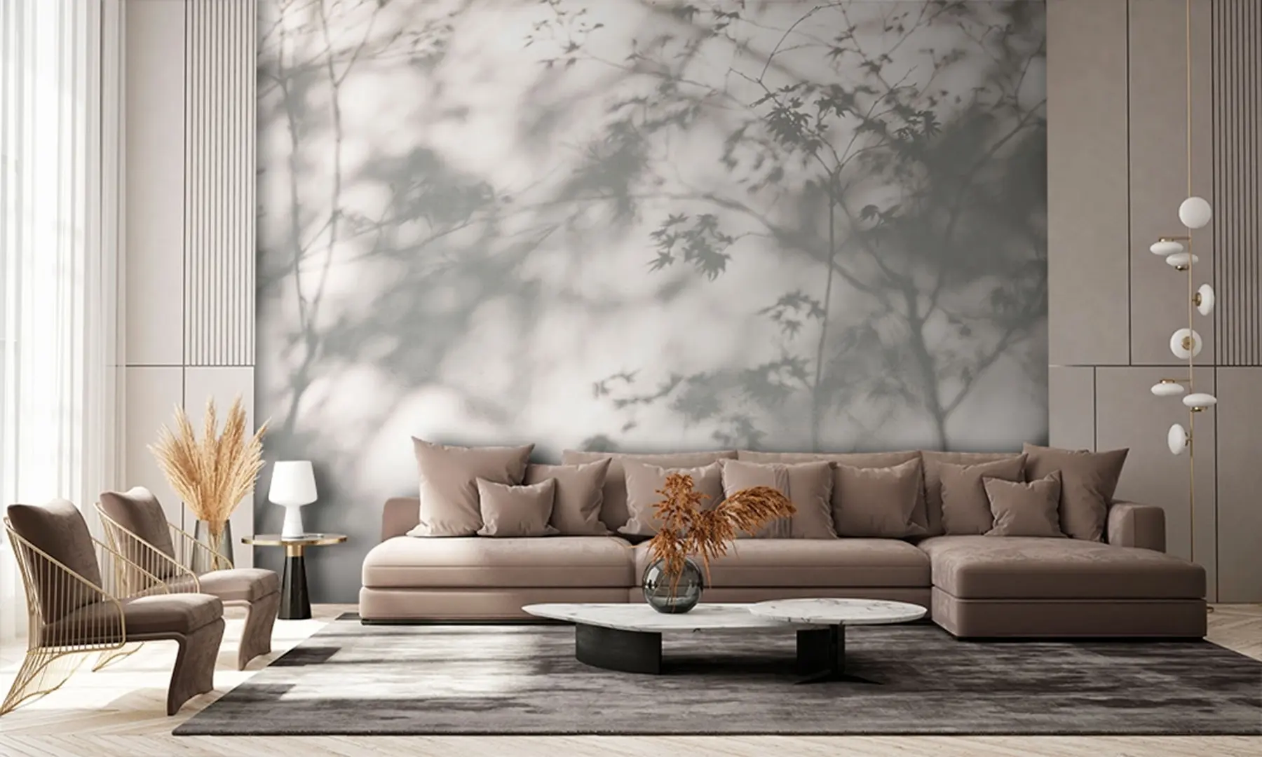 Fototapete Schatten an der Wand u79829