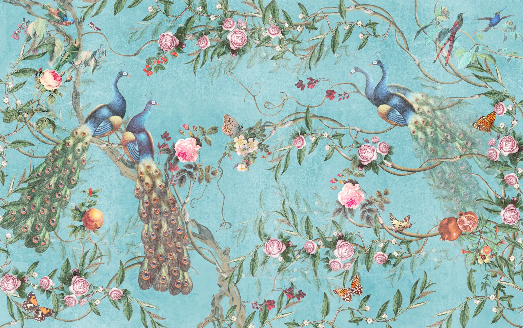 fototapeter Fugl, blomst og hvirveldyr u12428