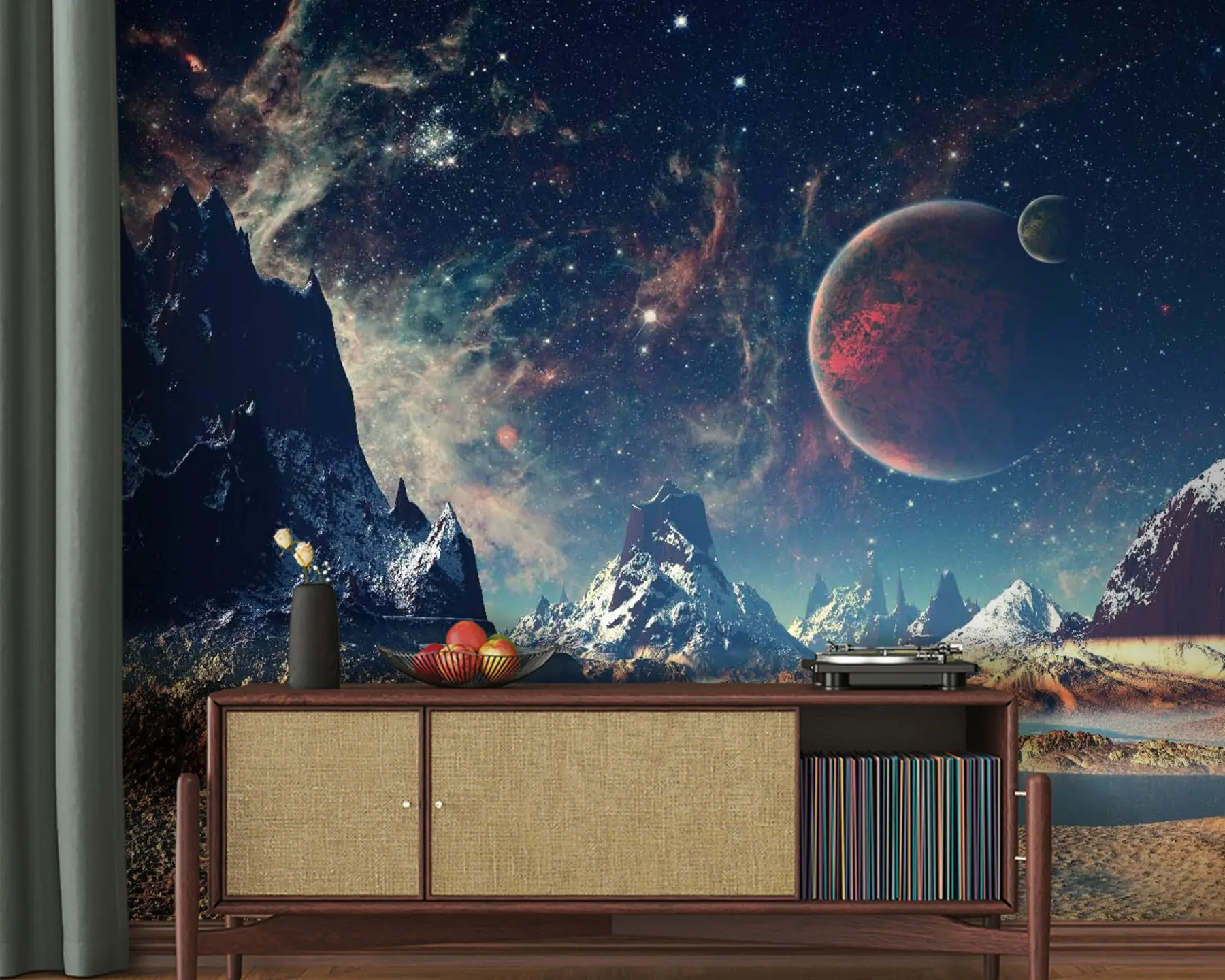 Fototapete Außerirdische Landschaft u55303