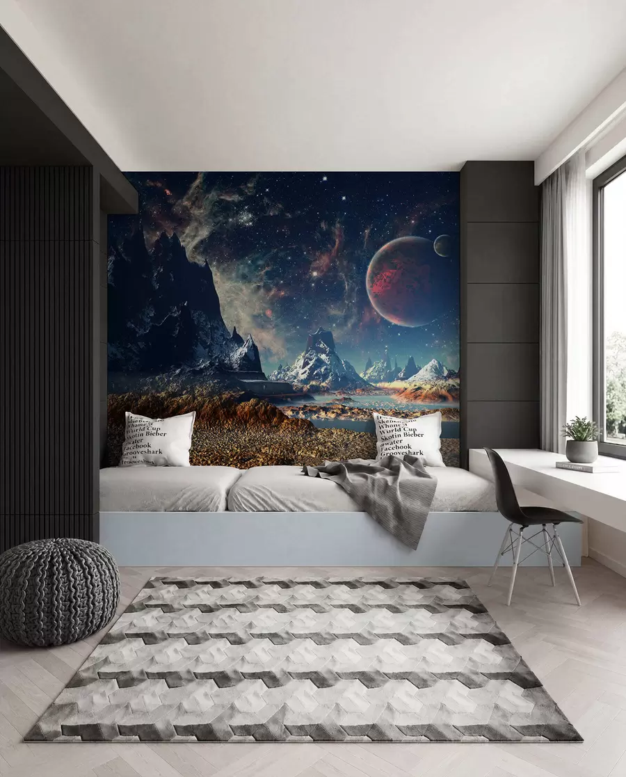 Murale Paysage extraterrestre u55303