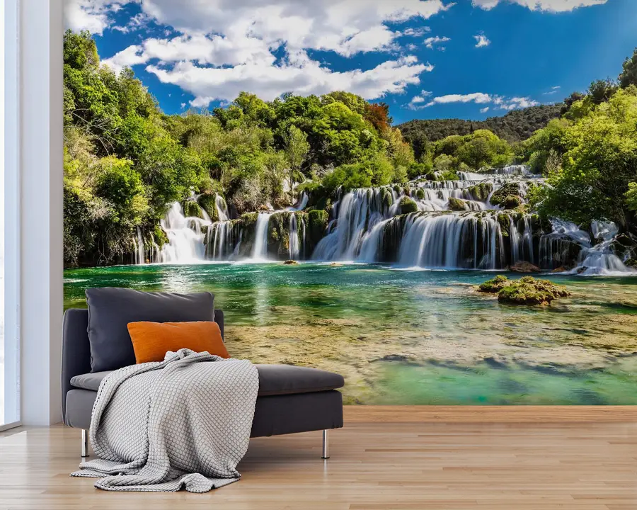 Fototapete Wasser, Wolke und Himmel u55775