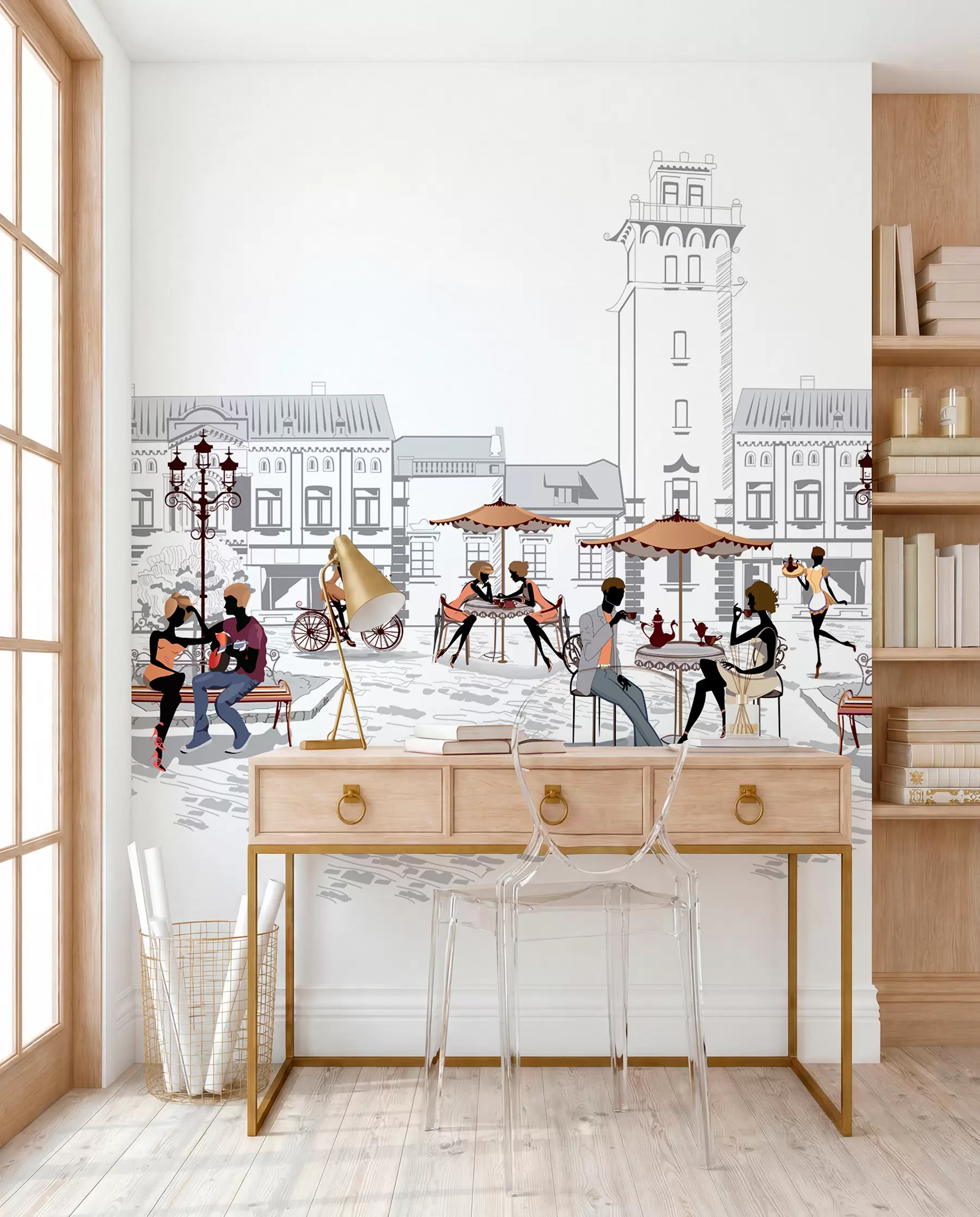 fototapeter Urban design, skrifttyper og kunst u56109
