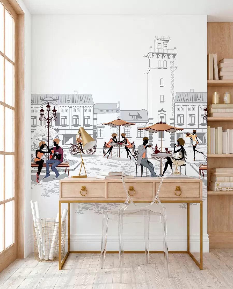 fototapeter Urban design, skrifttyper og kunst u56109