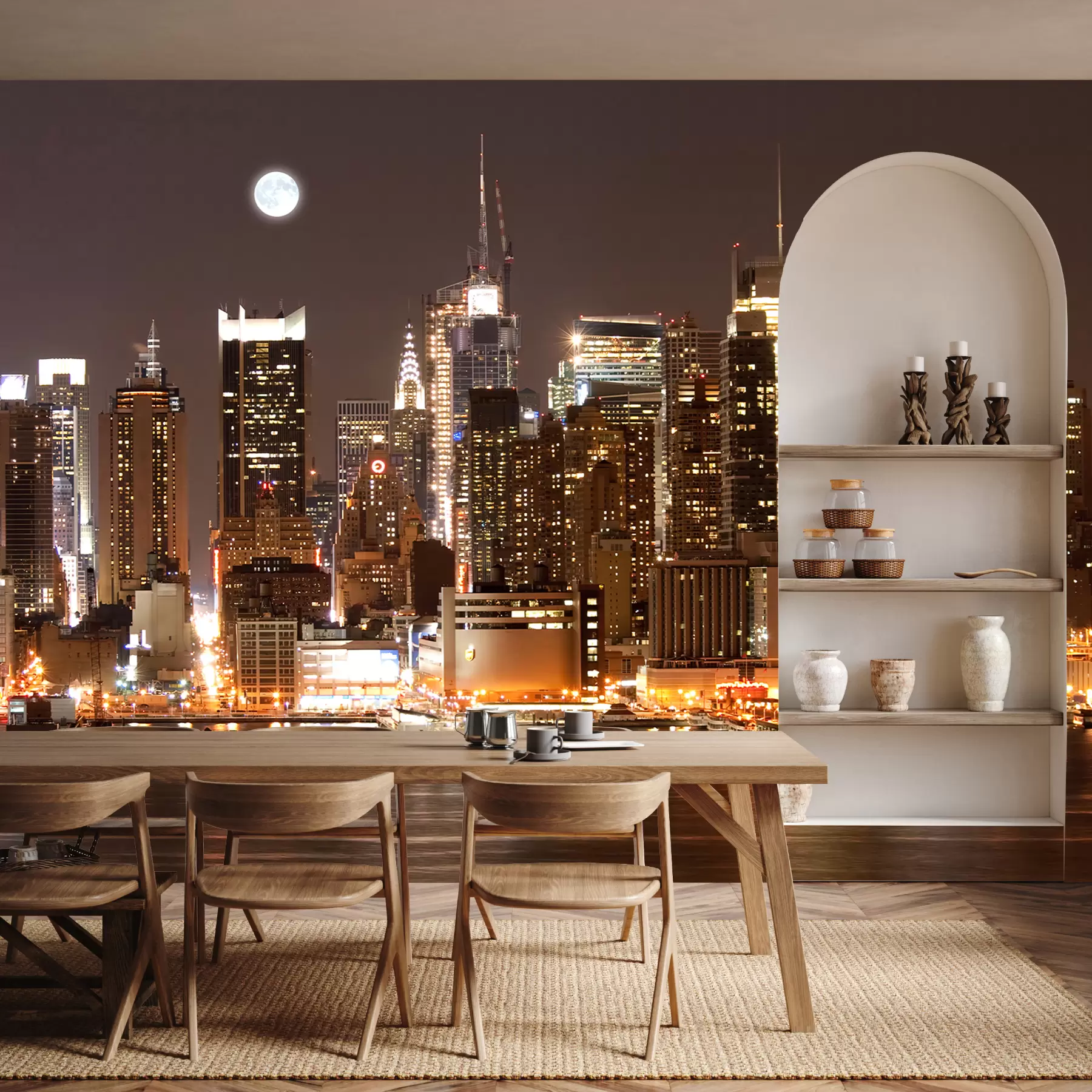 Fototapete New Yorker Uferpromenade u57923