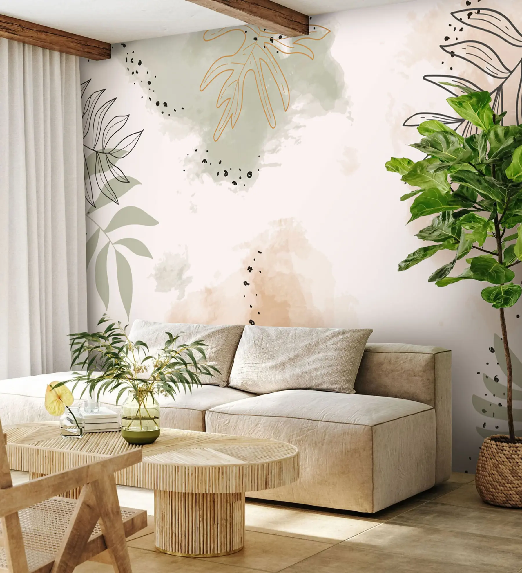 Fototapete Blätter – Formen der Natur u73684