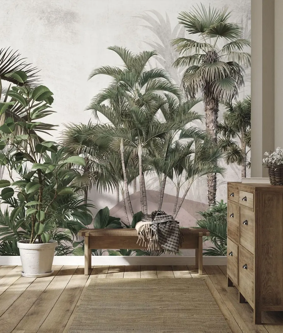 Murale Palmiers et tropiques u73805