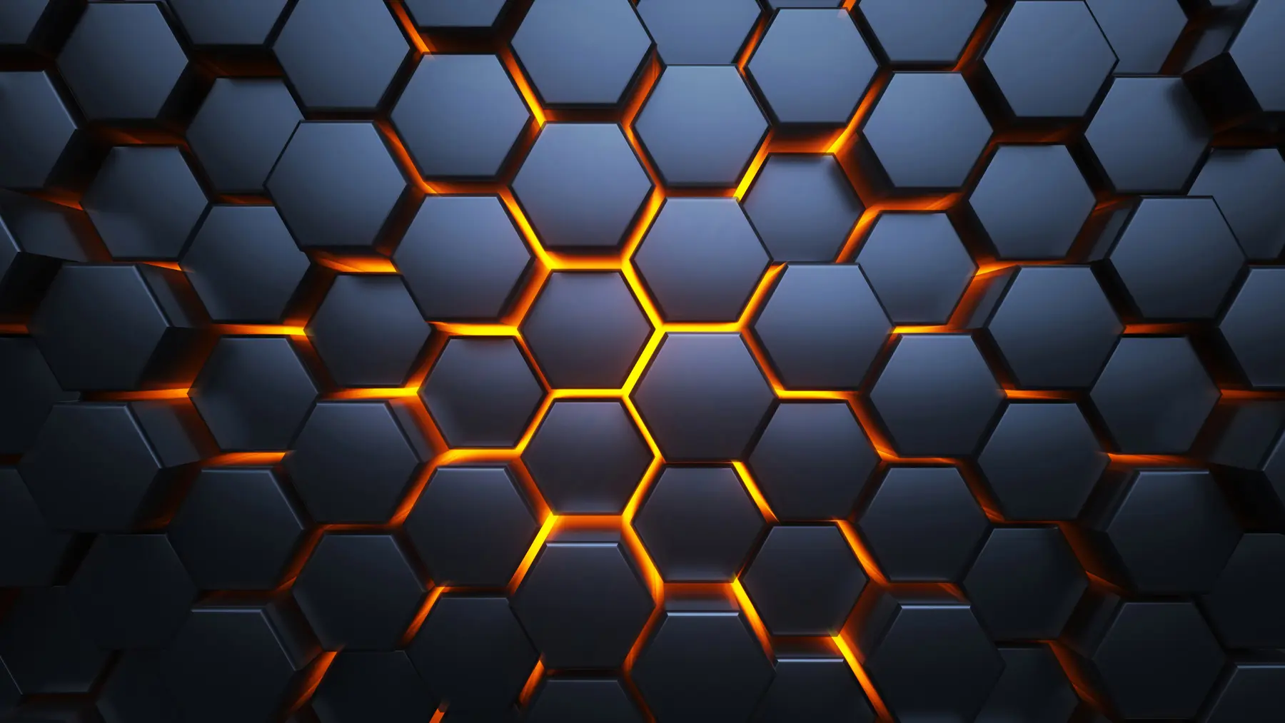Murale Lumière vive sous les hexagones u93570
