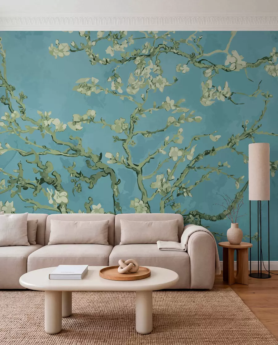 Murale Panorama -Amandier in Van Gogh Blumen u93603