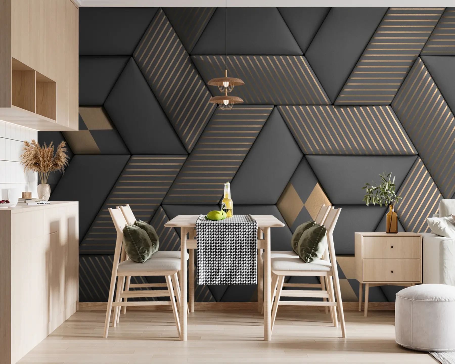 Murale Propriété, rectangle et architecture u93413