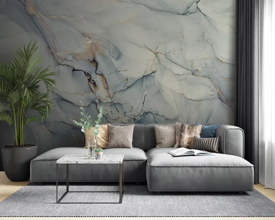 Murale Calotte glaciaire, neige et fonte u93432