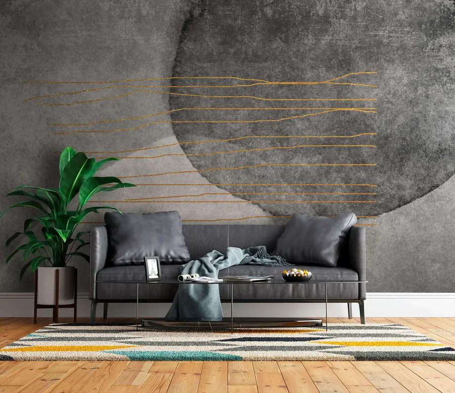 fototapeter Abstrakt kunst i oliemaleri u78579