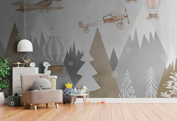 Skandinaviske fototapeter til børn