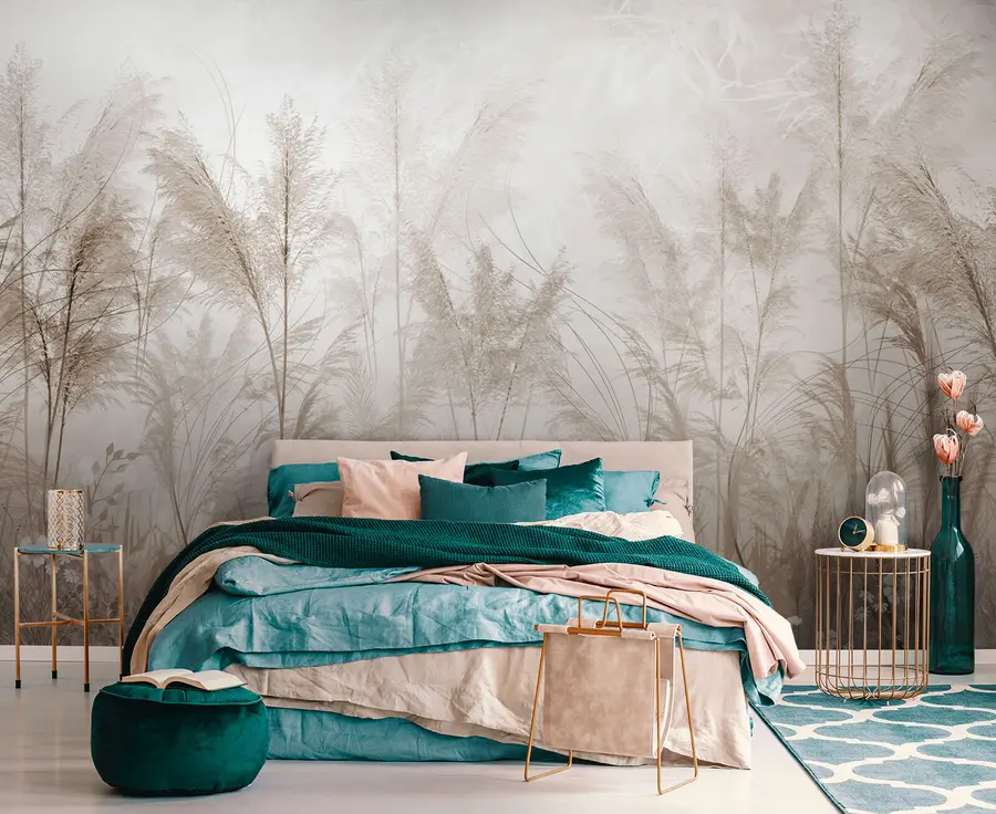 Murale Branches dans le brouillard style boho u73981