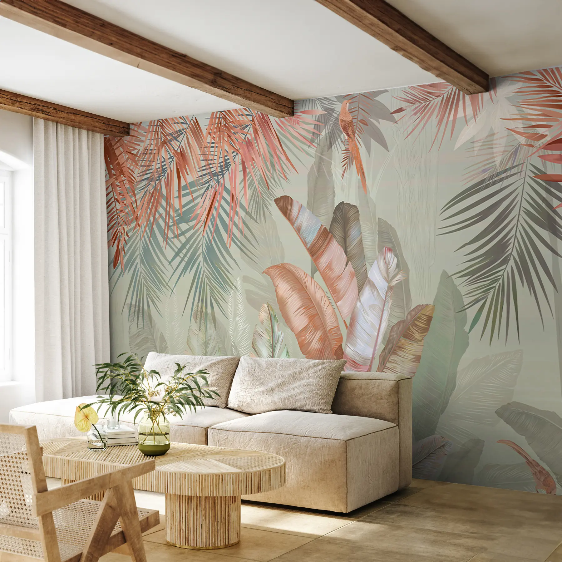 Fototapete Tropen und Vogel u50468v1