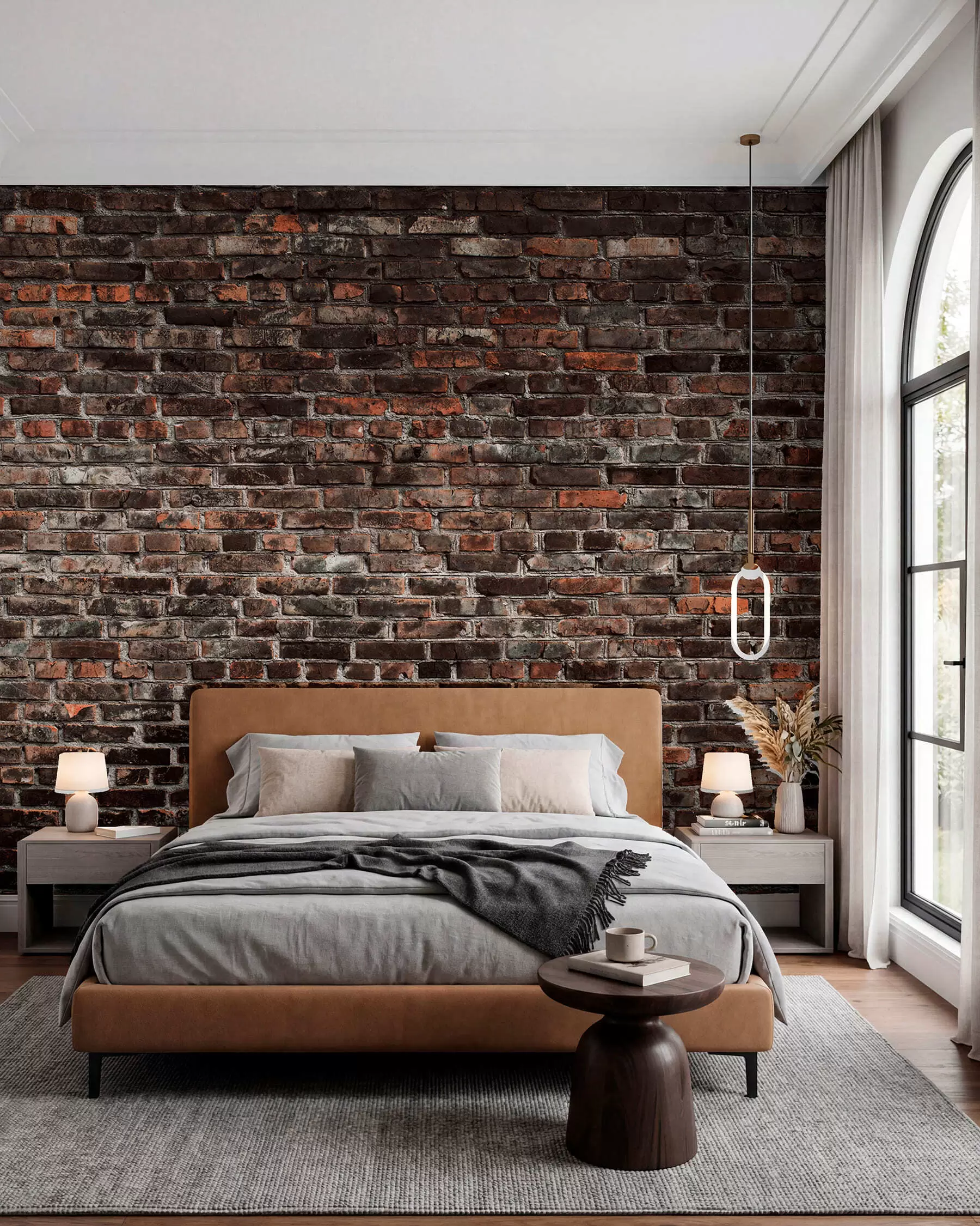 Murale Brique noire u74267