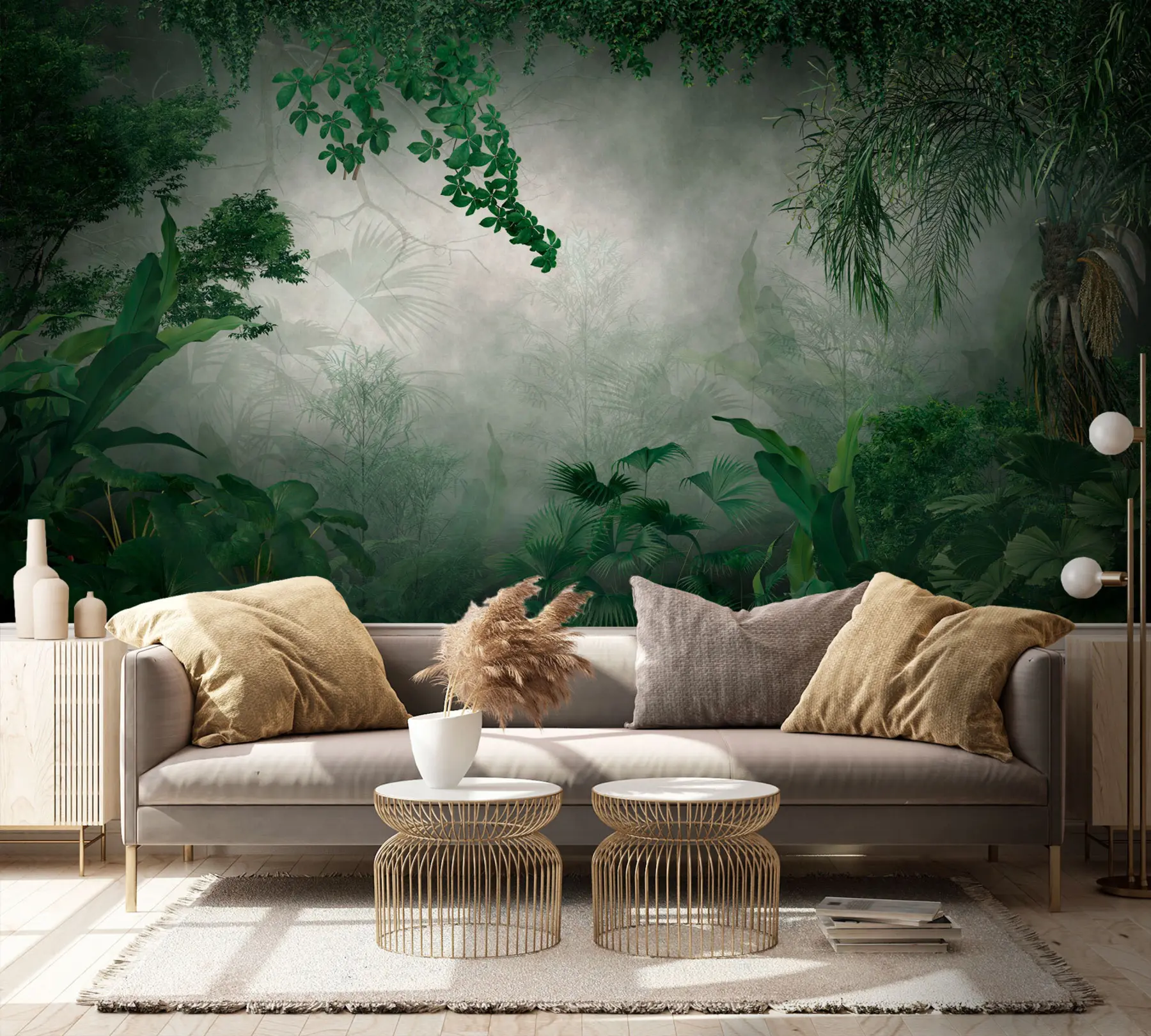fototapeter Mystisk jungle u74409