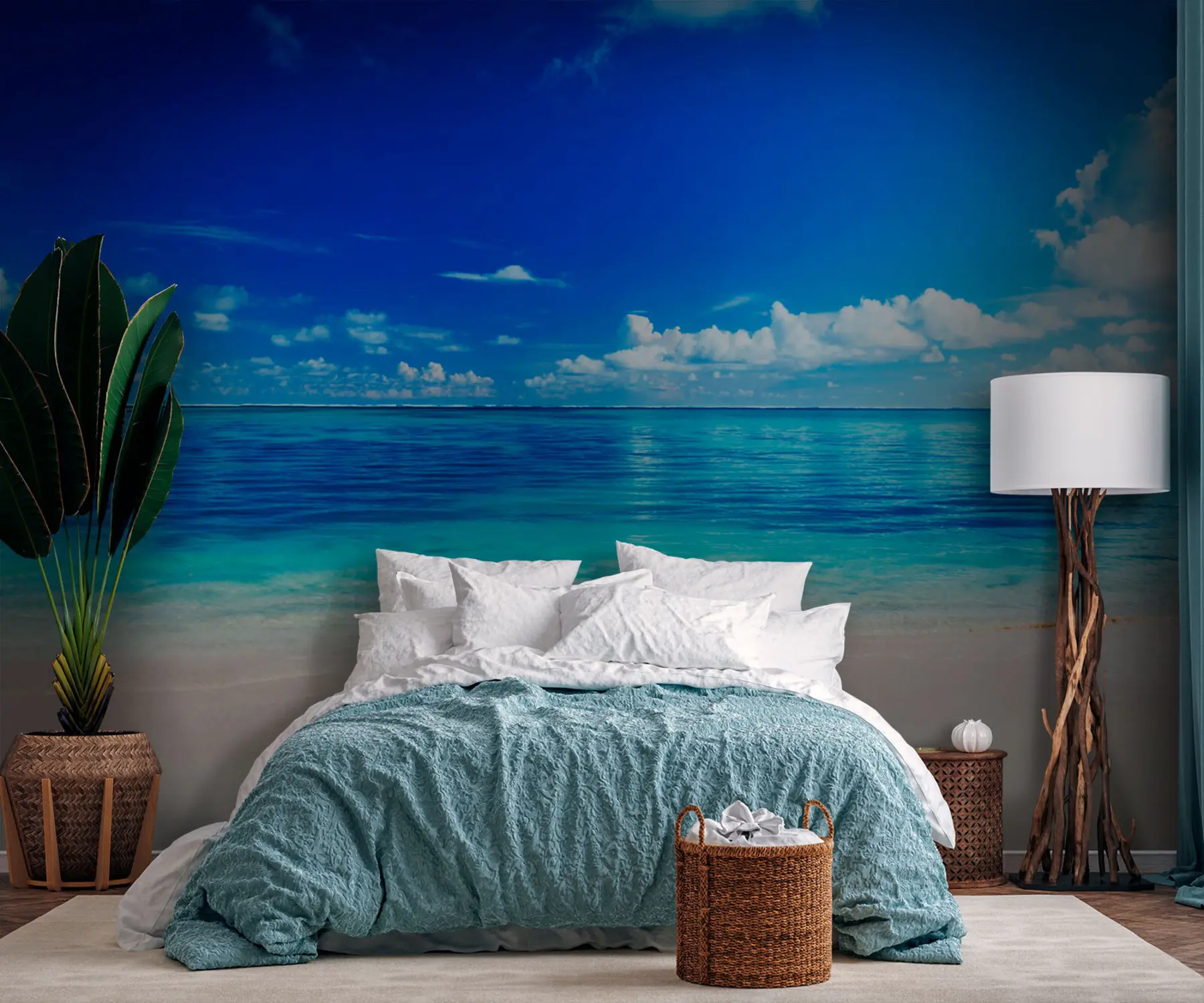 fototapeter Sandstrand og hav u74335