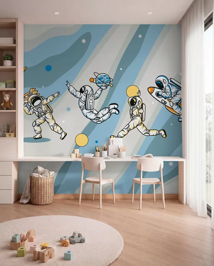 Murale Jeux dans le cosmos u93828