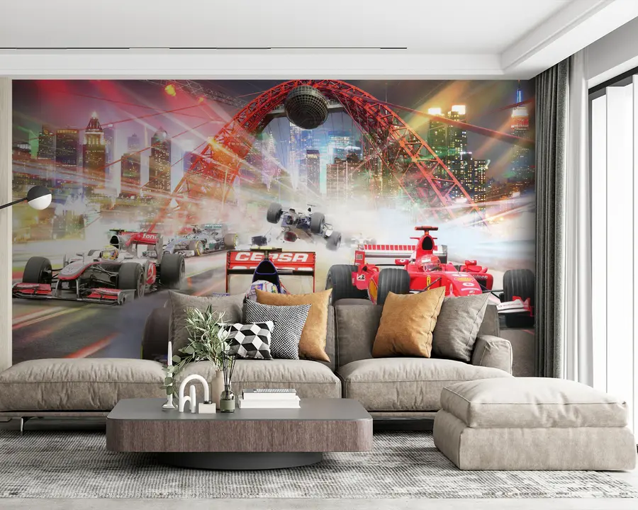 Fototapete Wirbeltier, azurblau und blau u64439