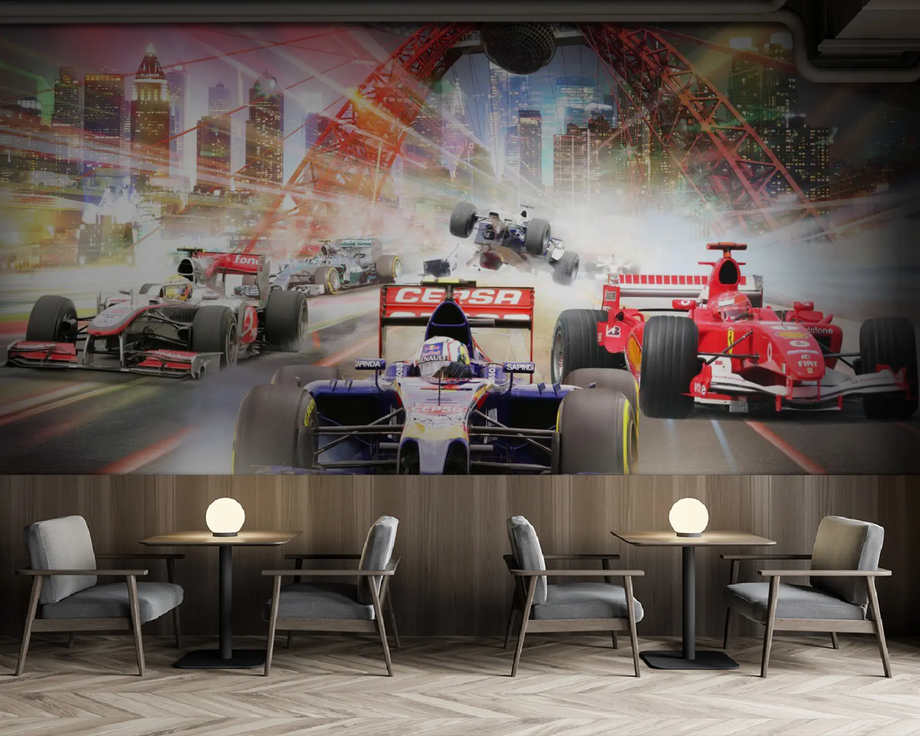 fototapeter Hjul, dæk og bil u64439