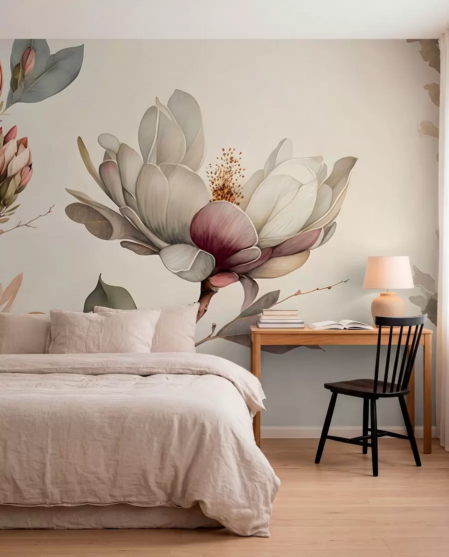 fototapeter Magnolia-illustration u93020