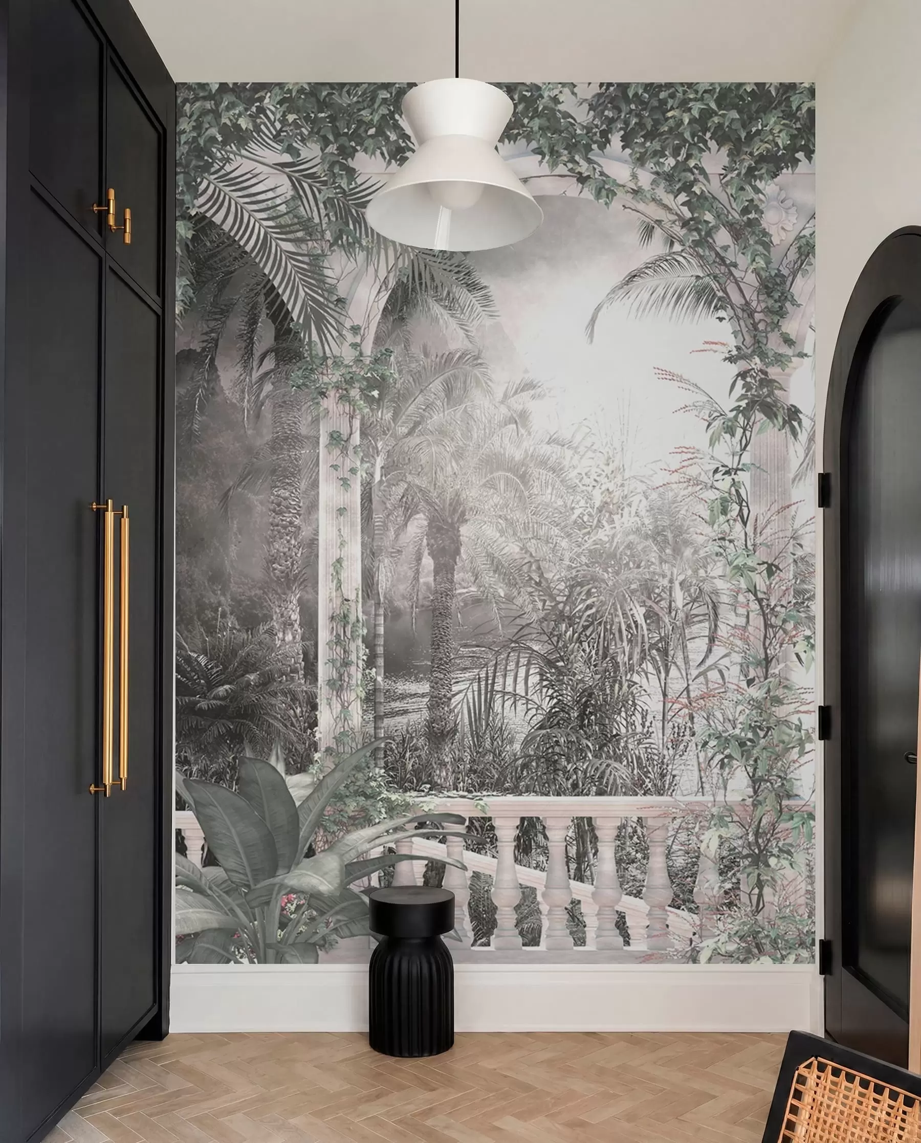 Murale Arcades antiques dans le jardin u94141