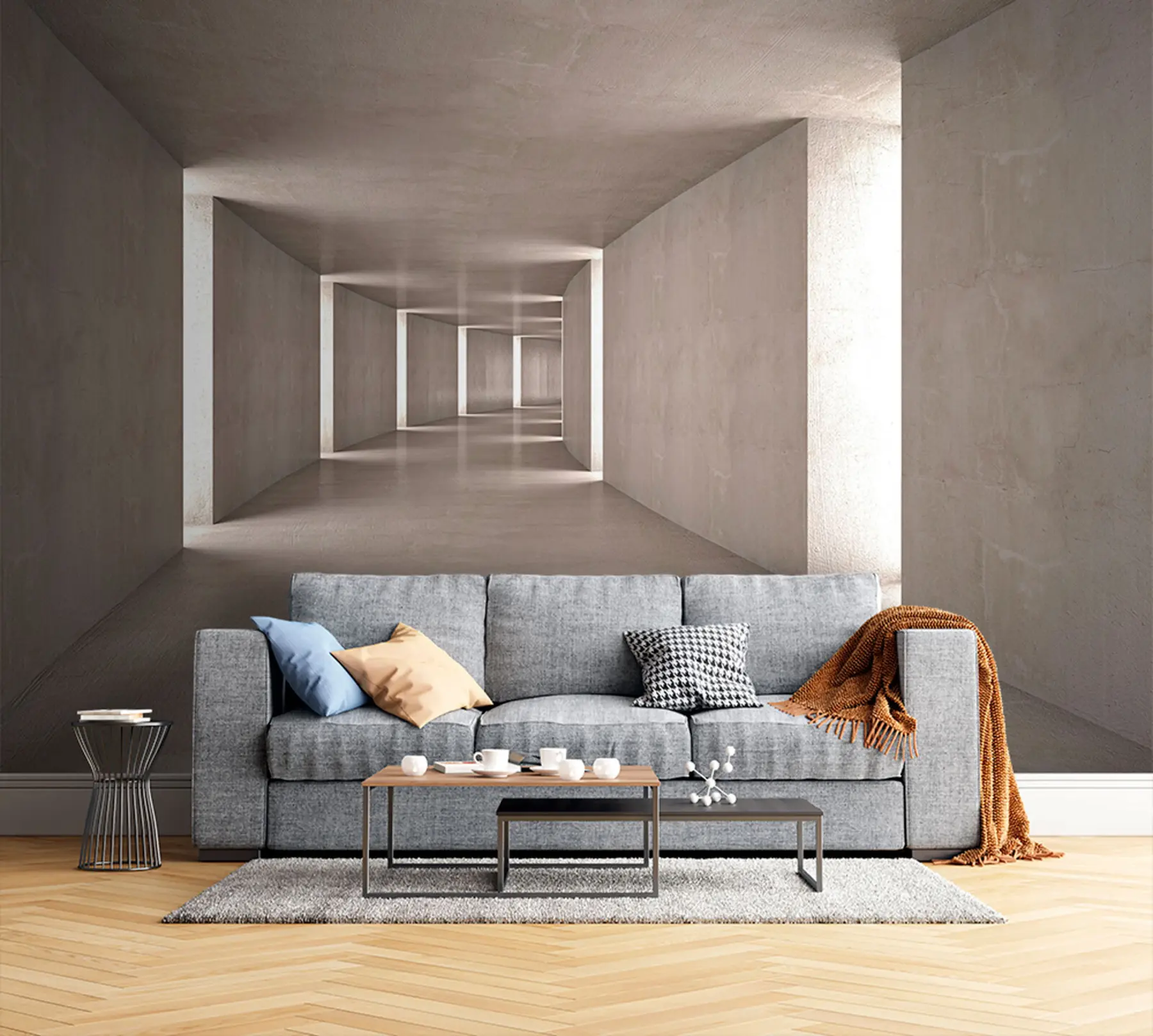 Murale Tunnel abstrait u75401