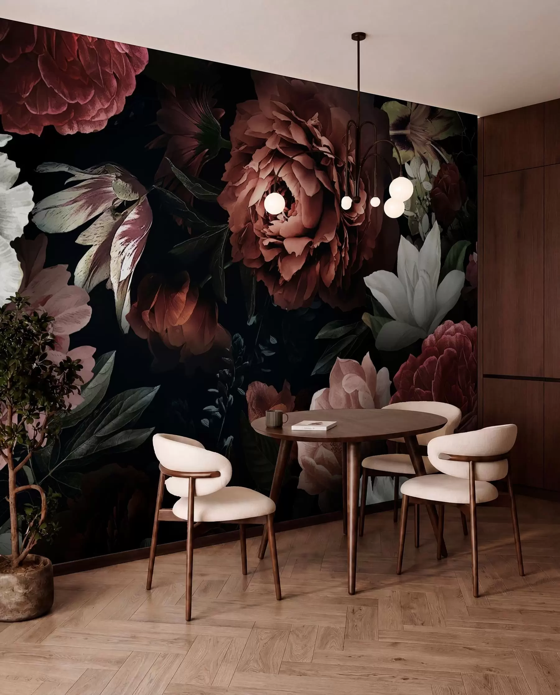 Fototapete Rosendesign mit Aquarelleffekt u94330