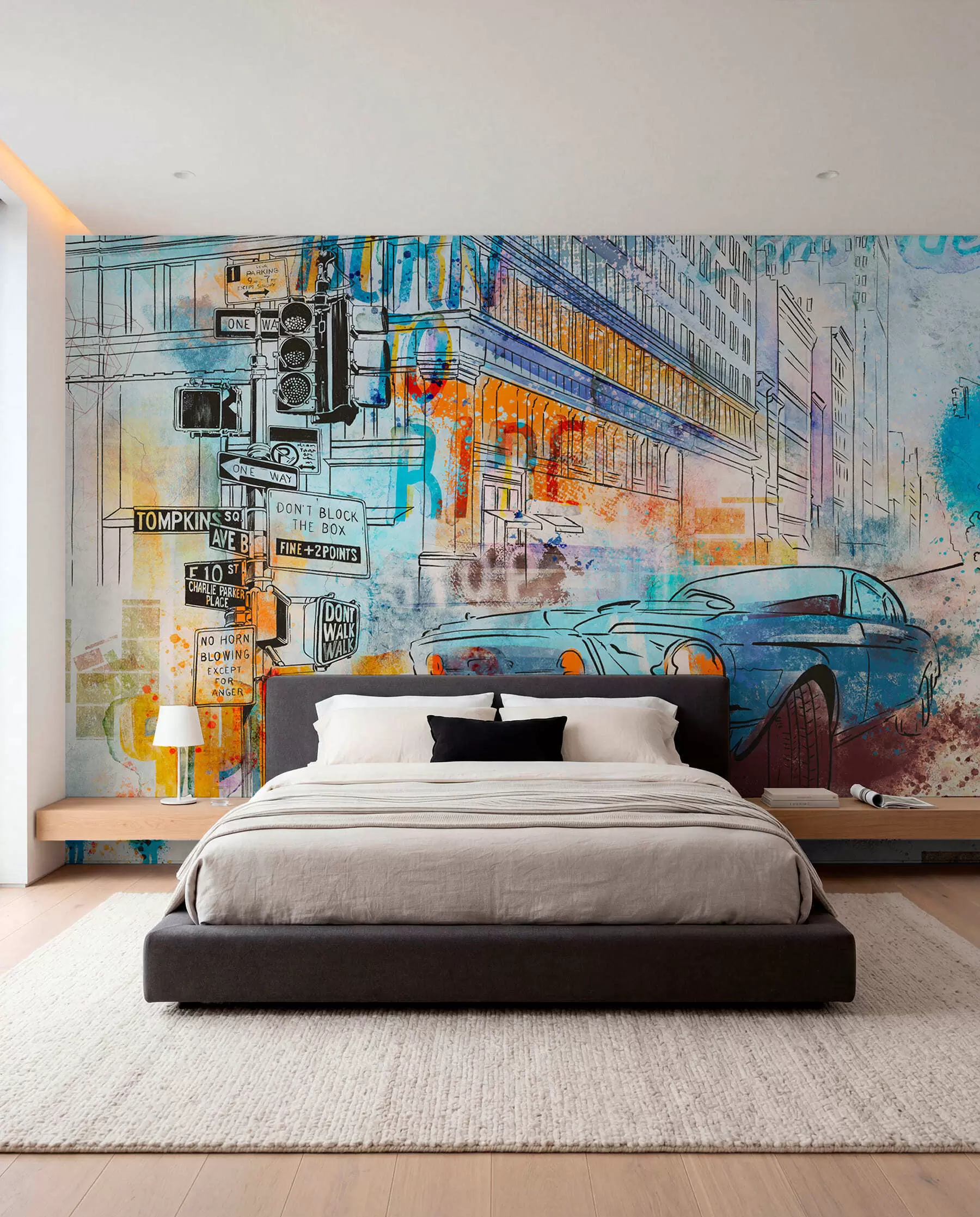 fototapeter Graffiti-maskine u75814