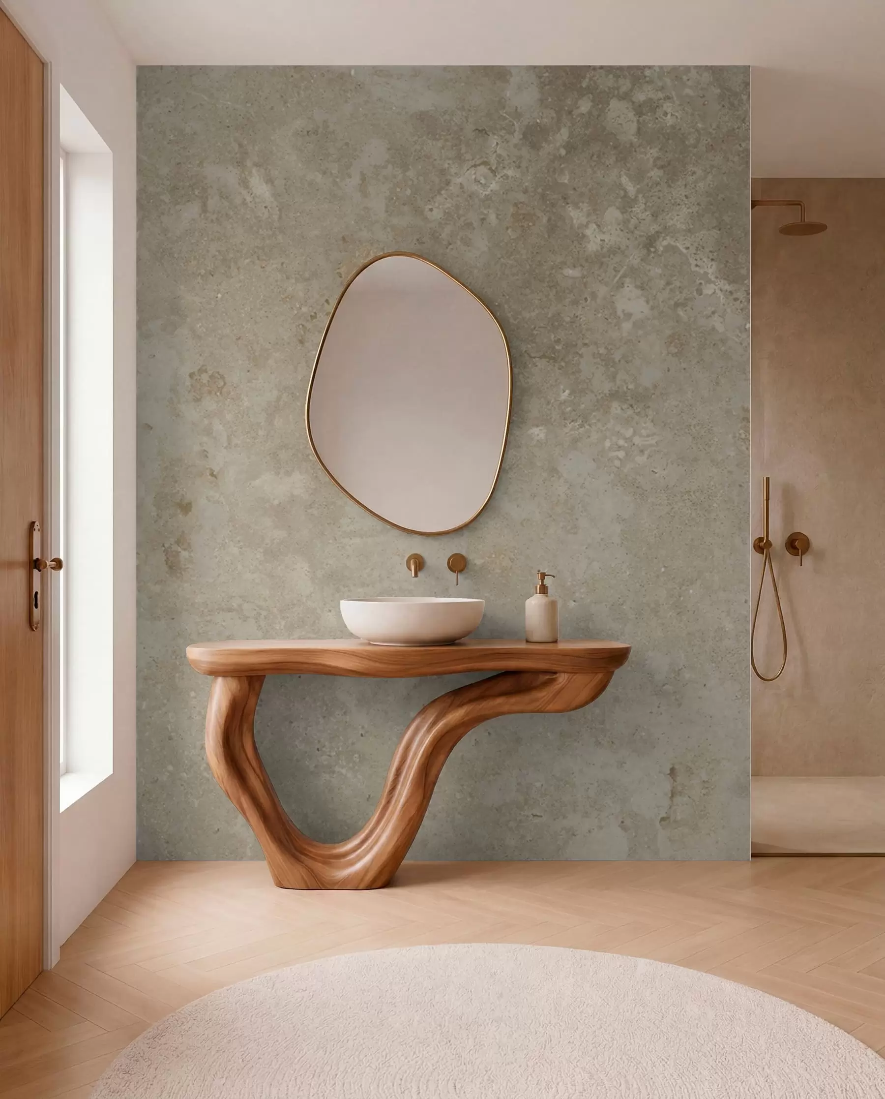 fototapeter Baggrund for cementsten u94384