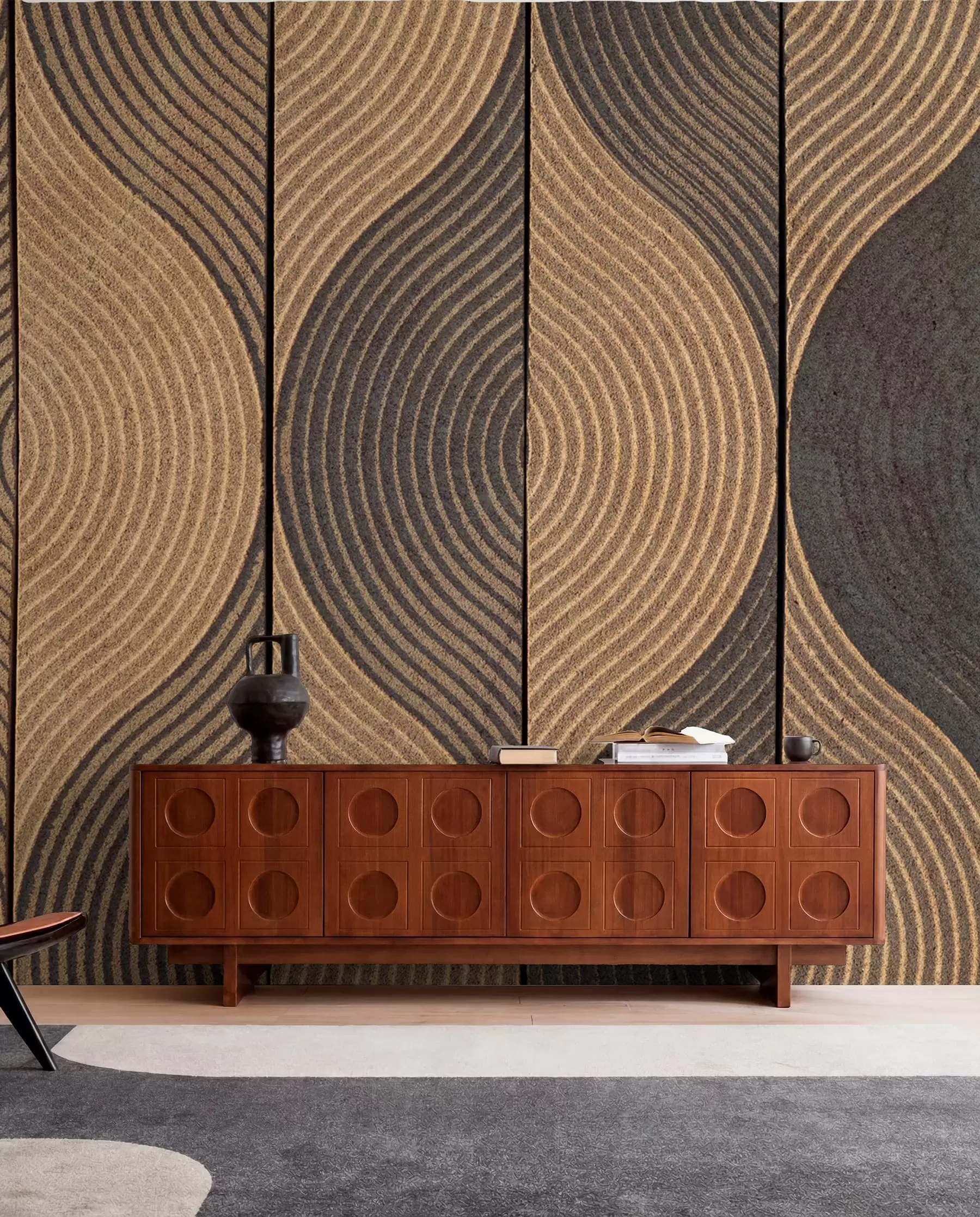Murale Vagues de style oriental u75837
