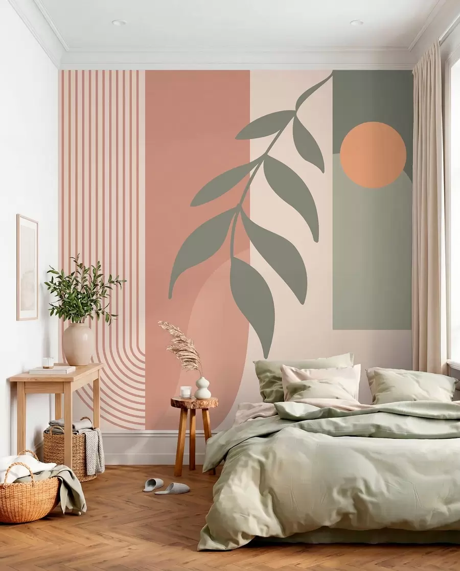 Murale Arcs et éléments décoratifs de style boho u94153