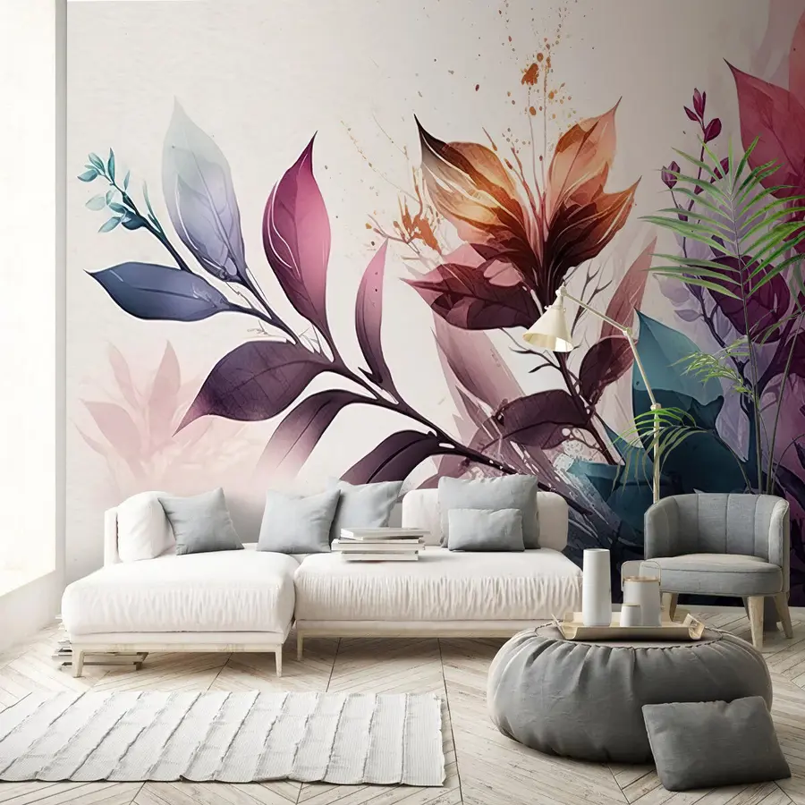 Murale Feuille éclatée u75440