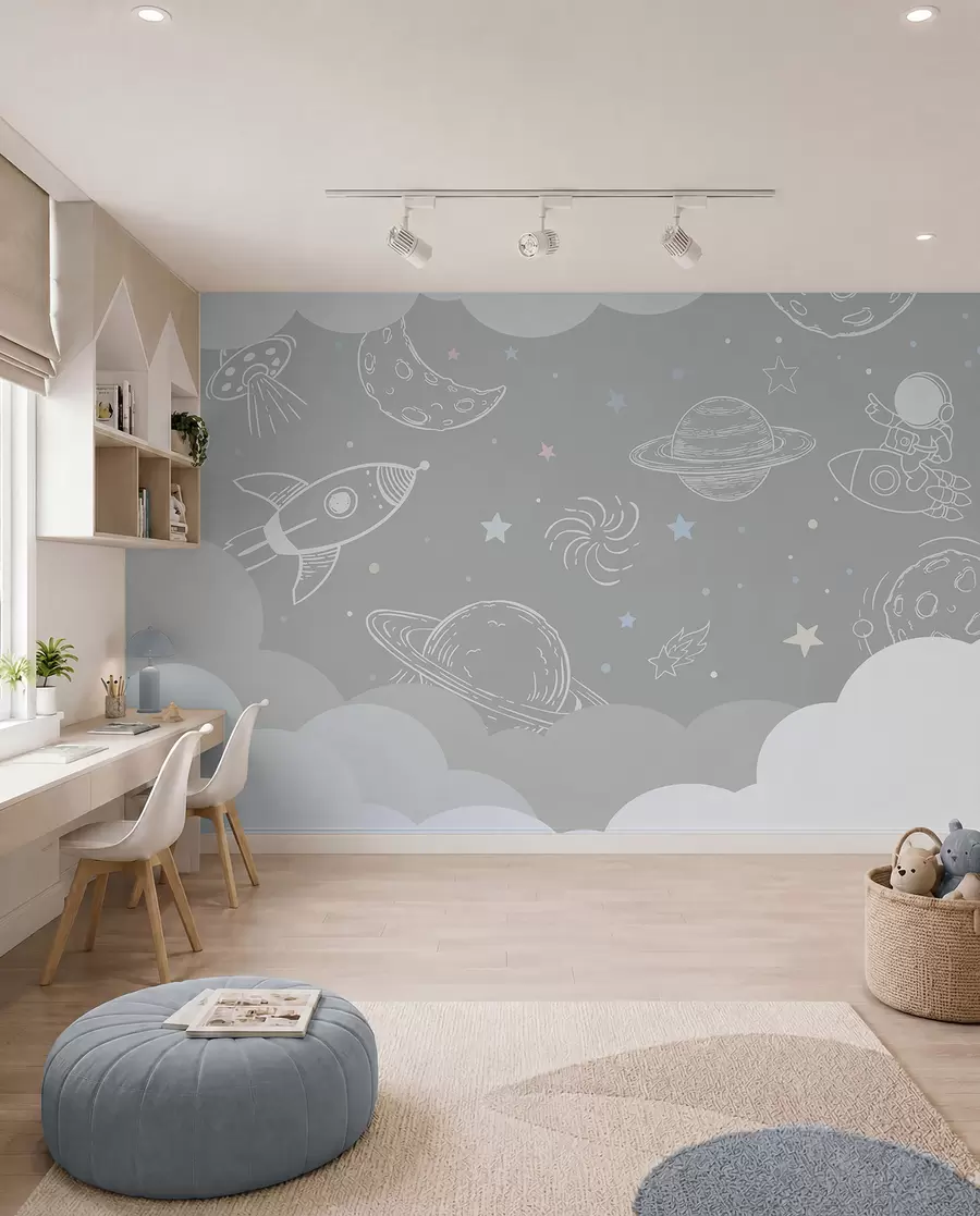 Murale Gribouillis de l’espace u94636