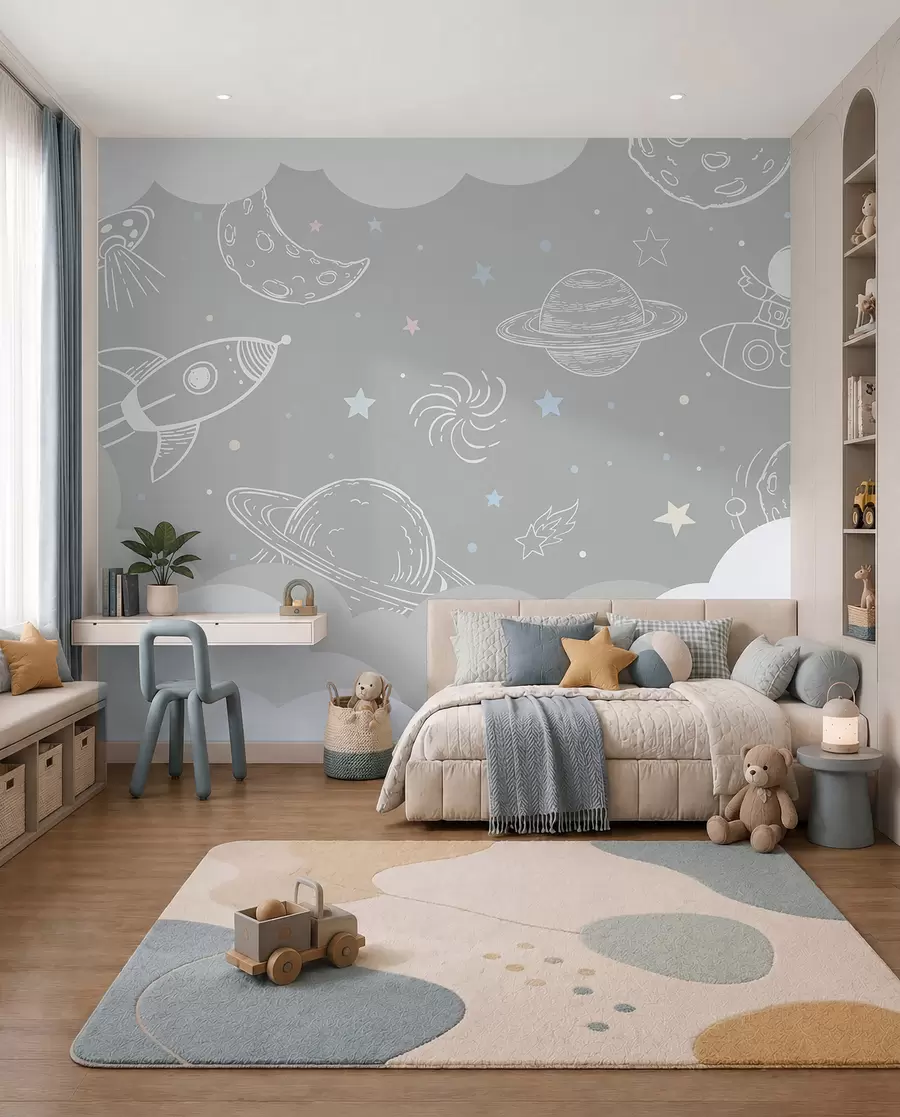 Murale Gribouillis de l’espace u94636