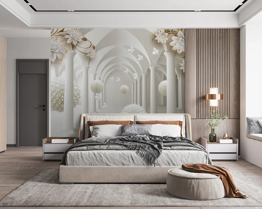 Murale Des boules épineuses dans le tunnel u94966