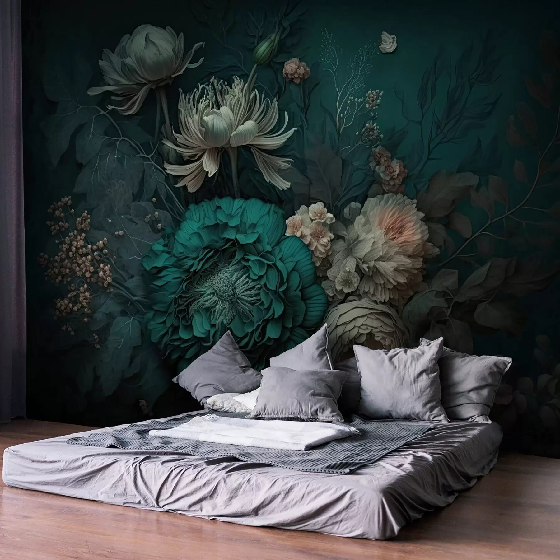 Fototapete Blumennacht u75402