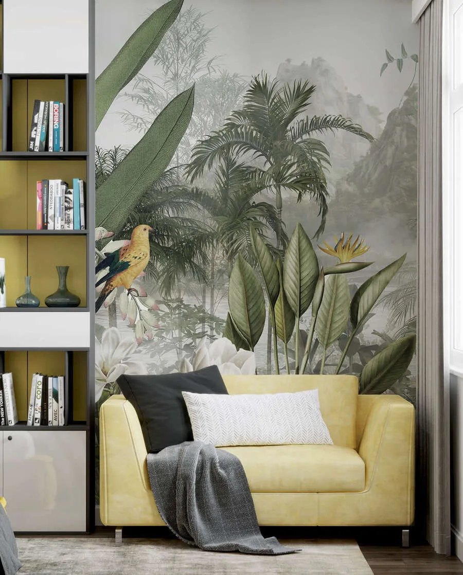 Murale Jungle tropicale u95396