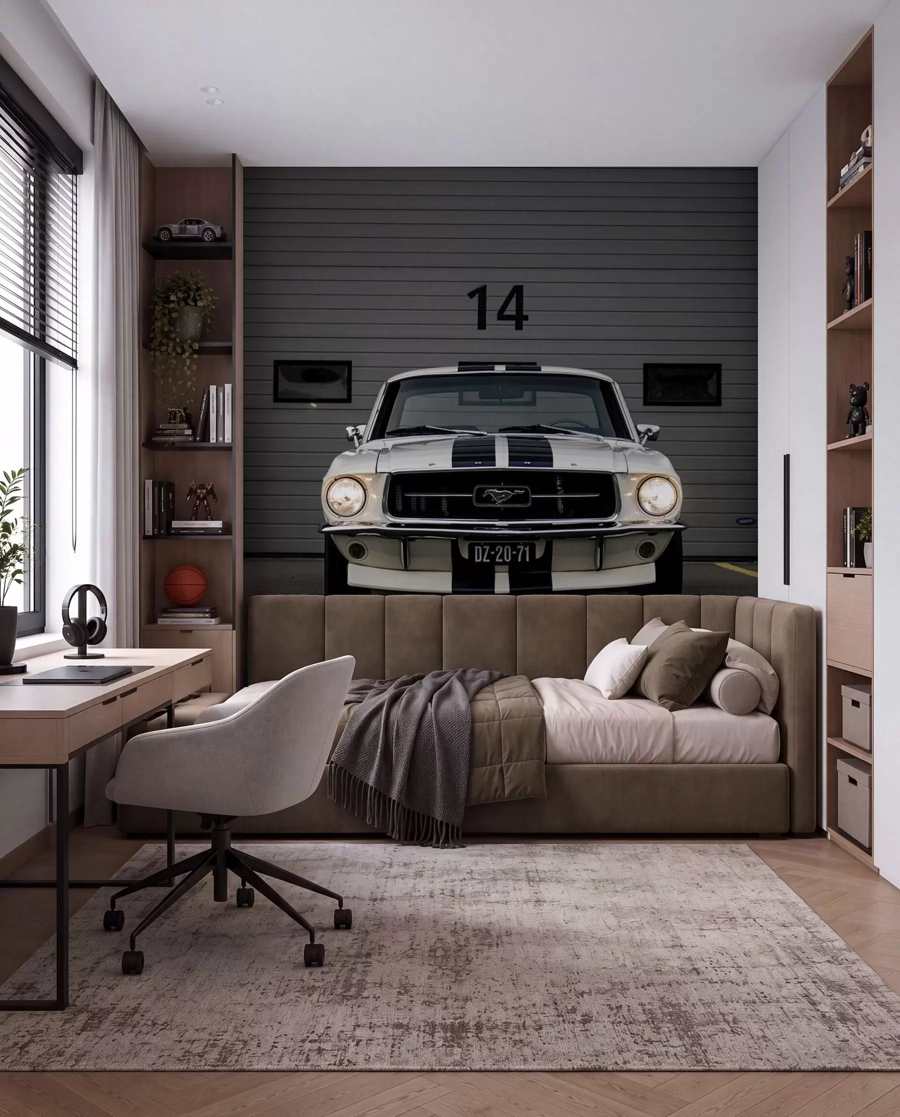 Murale ford Mustang 1970 u95536