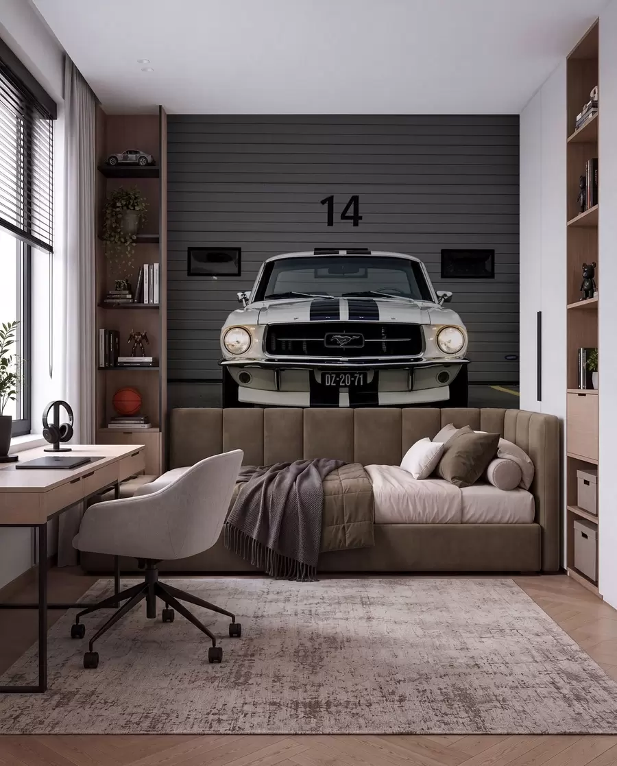 fototapeter 1970 Ford Mustang u95536